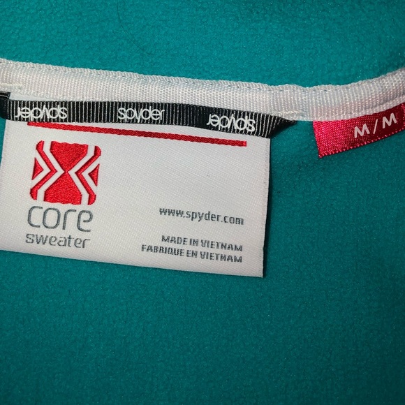 💛 Spyder Women's Endure Full Zip Jacket Teal - Picture 5 of 6